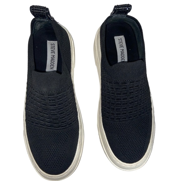 Steve Madden Sabina Sneaker in Black Size 6 - Picture 2 of 8